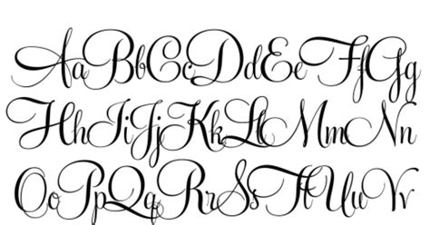 Calligraphy Fonts Abc Cool Font Lettering Tattoo Fonts Alphabet