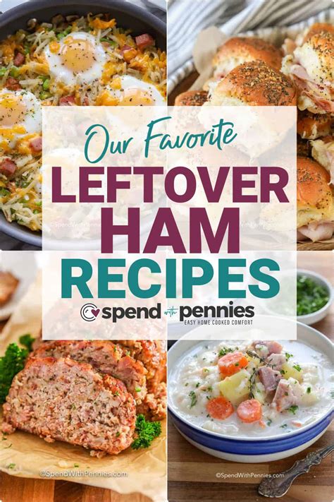 Best Ever Leftover Ham Recipes Spend With Pennies