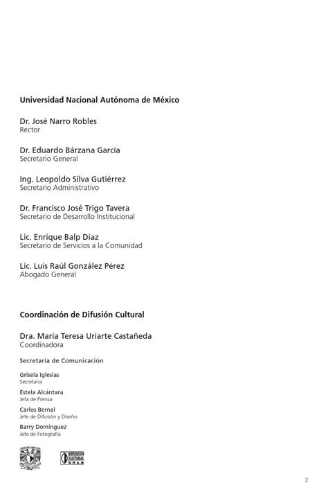 Cartelera Cultural De La UNAM Octubre 2014 By Cultura UNAM Issuu