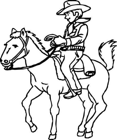 How To Draw A Cowboy Riding A Horse Julia Racionery
