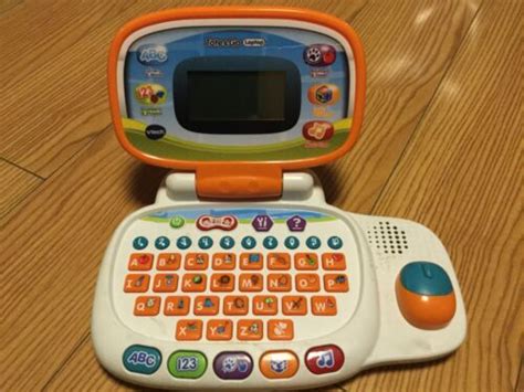 Vtech Tote And Go Laptop Web Orange Kids Educational Computer Works Well