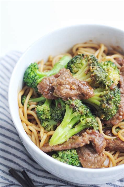 Add the soy sauce and mirin, and stir to. Easy Beef and Broccoli Noodles Recipe - Couple Eats Food