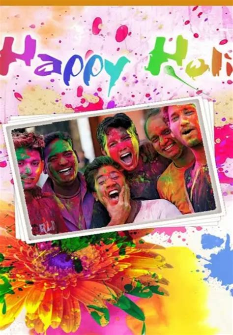 Holi Photo Frames Decorate Your Photos With Colour Holi Frames