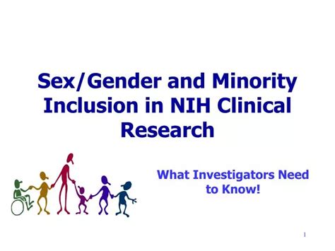 Ppt Sexgender And Minority Inclusion In Nih Clinical Research Powerpoint Presentation Id