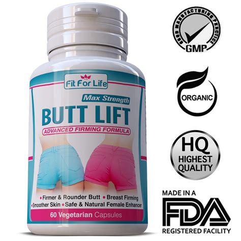 Bigger Butt Enlargement Enhancement Firmer Fuller Larger Booty Bum Capsule Pills EBay