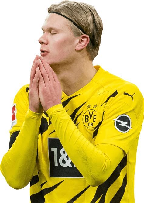 Playing for borussia dortmund, he played against 1. Erling Braut Håland football render - 77165 - FootyRenders