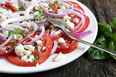 This Classic Tomato Feta Salad Combines Beautiful Summer Tomatoes With