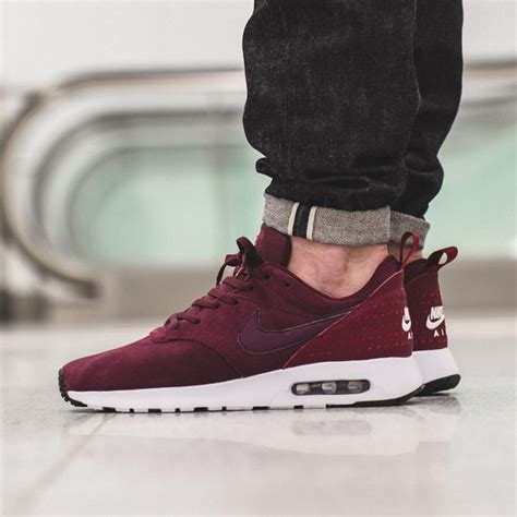 New In Nike Air Max Tavas Leather Night Maroon Night Maroon Available Now In Store And Online