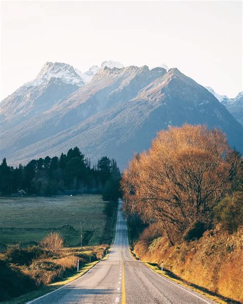 On The Road Glenorchy New Zealand By Jason Charles Hill