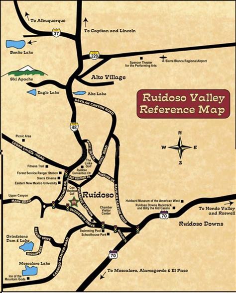 Find the travel option that best suits you. ruidoso-map