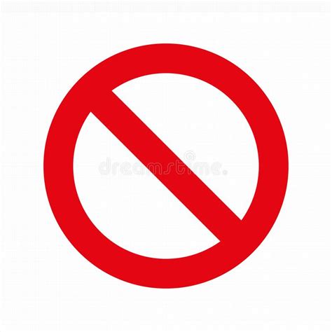 Verbotszeichen Kein Signieren Im Workspace Hintergrund Vektor Abbildung