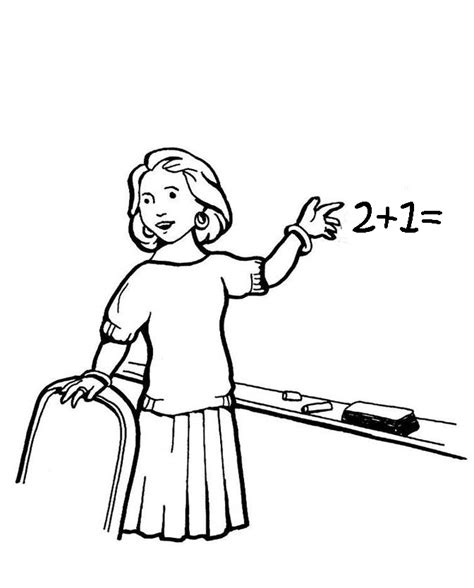 Teacher Clipart Black And White Free Download On Clipartmag