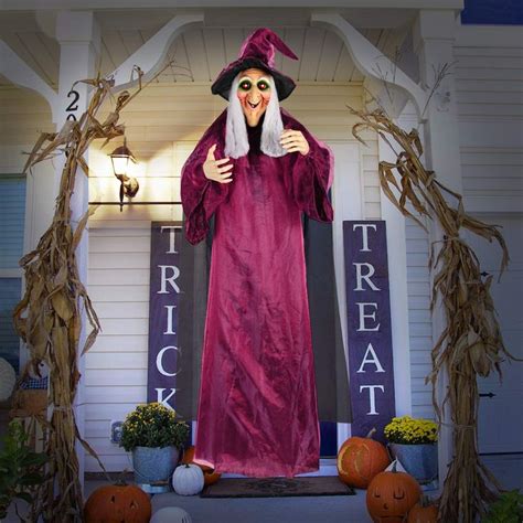 Hanging Talking Witch 71 Life Size Halloween Decorations Outdoor