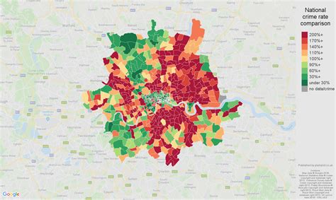 Inner London Drugs Crime Statistics In Maps And Graphs