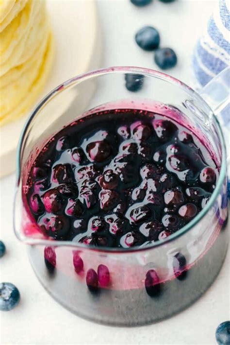 Homemade Blueberry Syrup Yummy Recipe