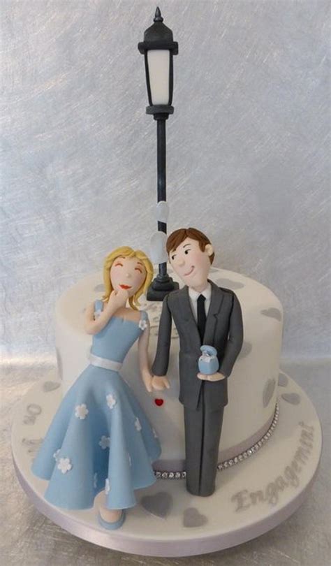 engagement cake decorated cake by deborah cakesdecor