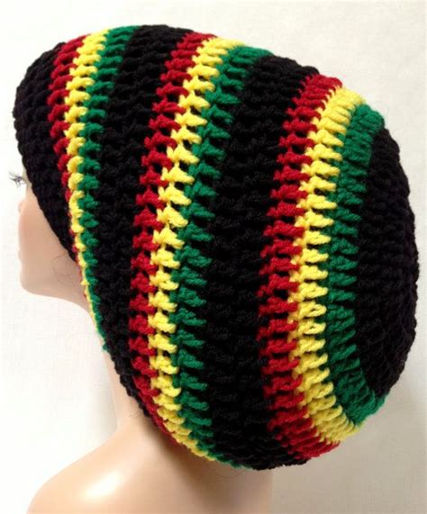 76 Crochet Pattern Rastafarian Hat Hat Rastafarian Crochet Pattern