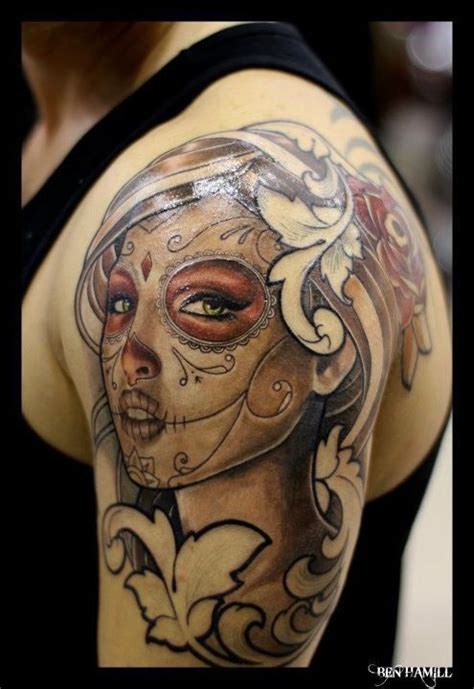 Tattoos can come in all kinds of shapes and forms. Mesmerizing Mexican Sugar Skull Tattoo Collection