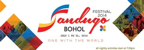 Sandugo Festival 2014 Schedule Of Activities Choose Philippines