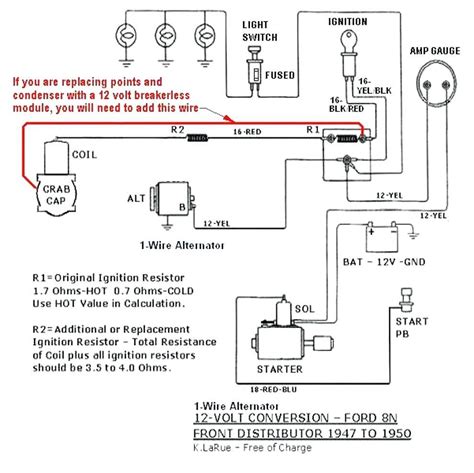 Wiring Diagram 6 Volt To 12 Volt Ford 601 Ground Fault