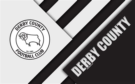 Why don't you let us know. Download wallpapers Derby County FC, logo, 4k, black and ...