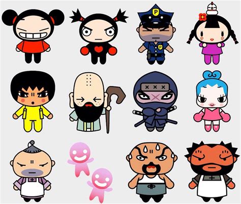 Pucca Anime Stickers Cute Characters