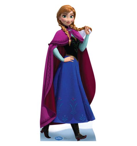 Anna Disney Frozen Lifesize Party Decoration Cardboard Cutout Standee