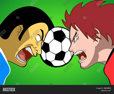 Cartoon Soccer Football Players Vector And Photo Bigstock