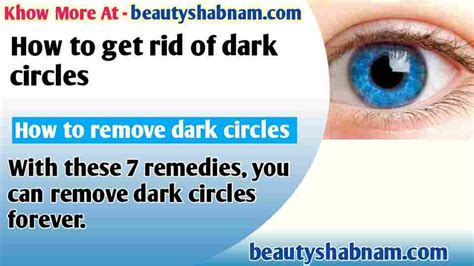How To Get Rid Of Dark Circles Get Rid Of Dark Circles In 7 Ways