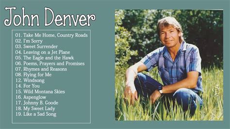 Best Songs Of John Denver John Denver Greatest Hits Full Album 2020