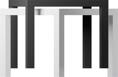 Bim Object Lack Side Table Black And White Ikea Polantis Free