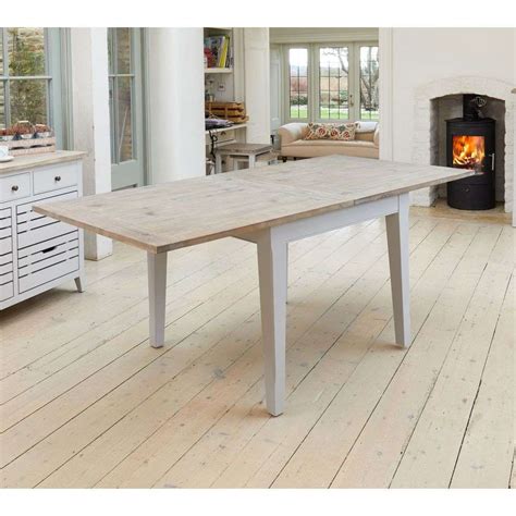 Signature Grey Painted Square Extending Dining Table