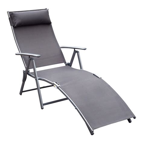 Check spelling or type a new query. Chaise Lounge Chair Folding Pool Beach Yard Adjustable ...