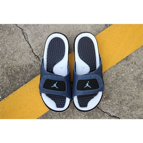 The shoe will reportedly be available in men's, grade school. New Air Jordan Hydro 13 Retro Sandals Midnight Navy ...