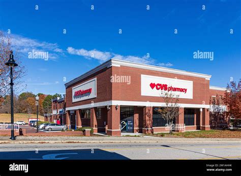 1 DEC 2022-WAKE FOREST, NC, USA: CVS Pharmacy, in downtown Stock Photo
