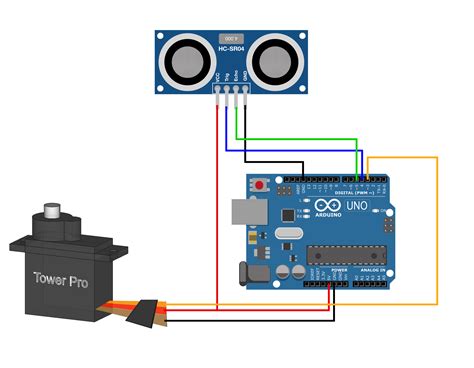 Arduino Ultrasonic Sensor Servo Motor Arduino Tutorial