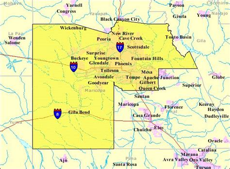 Maricopa County Az Maps Pinterest Search