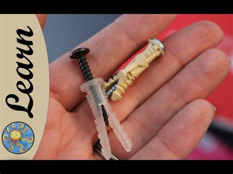 Install and use a drywall anchor - YouTube