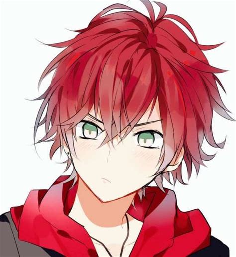 Anime Boy With Short Red Hair