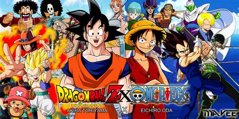 Dragon Ball Z X One Piece Crossovers Supermavee By Supermavee On