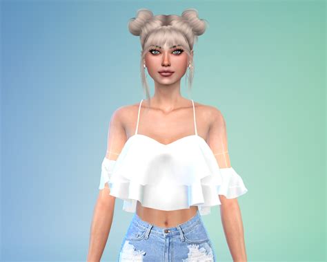 Pin By Minette On Sims 4 Crop Tops Women Fashion