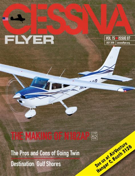 Cessna Flyer Association July 2018 Cessna Flyer Magazine