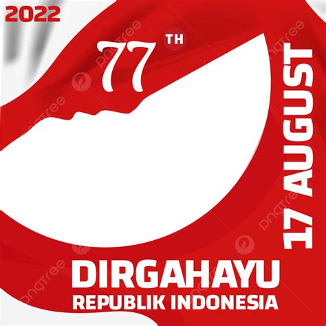Dirgahayu Indonesia Vector Hd Images Twibbon Dirgahayu Indonesia