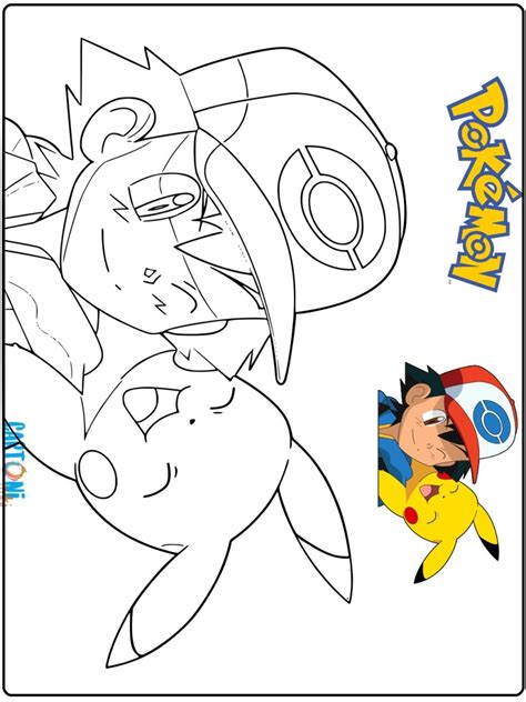Disegno Pokémon Pikachu Da Colorare Cartoni Animati