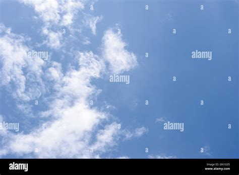 Blue Sky With Cirrus Clouds Stock Photo Alamy