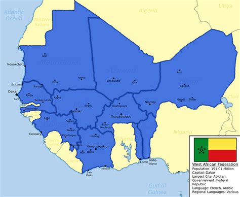 Map Of The West African Federation By Qwertymapmaking On Deviantart