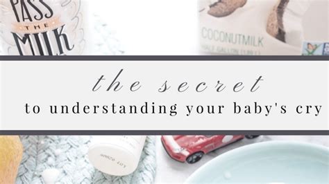 The Secret To Understanding Your Babys Cry Making Mommas