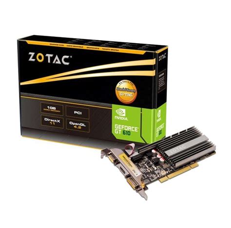 Zotac Geforce Gt 610 1gb Gddr3 Ram Grafikkort Billig