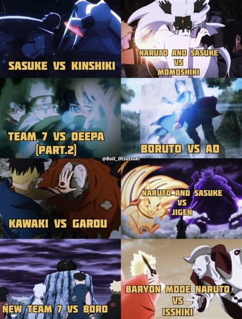 Rank These 8 Boruto Fights From Best To Worst Rboruto