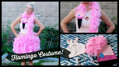 Diy Flamingo Costume Style By Dani Youtube